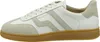A side view of a white and beige Gant sneaker with a brown sole. Produktbild-Vorschau