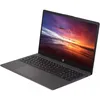 A black HP laptop is shown from a diagonal angle against a white background. Produktbild-Vorschau