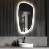 Unregelmäßiger asymmetrischer Spiegel mit LED Beleuchtung Produktbild-Vorschau 3