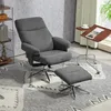 HOMCOM Relaxsessel mit Hocker, Gepolstert Fernsehsessel mit Produktbild-Vorschau 2