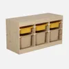 sweeek - Kinder-Aufbewahrungsmöbel mit Holzdekor und 6 Produktbild-Vorschau 1