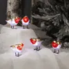 Figurki ogrodowe ptaszki Led CRYSTALO na baterie IP44 Podgląd zdjęcia produktu 1
