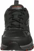Front view of a black Skechers trail shoe. Produktbild-Vorschau