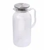Wasserkaraffe 2L mit Deckel Kunststoff Saftkanne Produktbild-Vorschau 2
