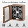 Olvy horlogewinder voor 4 horloges, met LED-verlichting, Productafbeelding-voorbeeld 4