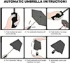 Regenschirm Sturmfest Voll Fiberglas Automatik Uni Produktbild-Vorschau 5
