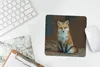 MuchoWow® Mauspad Mousepad Fuchs - Makro - Rot 20x20 cm - Produktbild-Vorschau 5