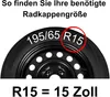 Osłony na koła, 15 cali, zakrzywione, do kamperów, vanów, Podgląd zdjęcia produktu 6