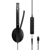 A black headset with a microphone and USB-C connector is shown against a white background. Anteprima dell’immagine prodotto