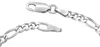 Figaro Armband 925 Sterling Silber rhodiniert 3,5mm breit Produktbild-Vorschau 2
