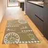 Tappeto da cucina in sisal moderno a pelo corto caffè moka Anteprima dell’immagine prodotto 1
