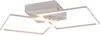 A modern white ceiling light with geometric shapes. Náhľad obrázku produktu