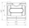 GWK EPP-Box Serie KH-F DN32 silbergrau für Kugelhahn mit Produktbild-Vorschau 2