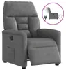 vidaXL Sillón reclinable eléctrico, color gris oscuro, Vista previa de la imagen del producto 8