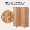 IvoQ Paravento – 4 Pannelli – 170 x 160 cm – Divisorio Anteprima dell’immagine prodotto 5