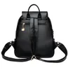 Damenrucksack aus schwarzem Leder, eleganter Urban-rucksack Produktbild-Vorschau 2