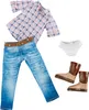 Cowgirl-Outfit Teenager-Puppen-Kleidungsset 4-teilig Produktbild-Vorschau 2