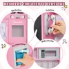 Set da cucina per bambini con lavagna, rosa, 82x24x80 cm Anteprima dell’immagine prodotto 4