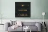 MuchoWow® Poster Stadtbild Barcelona - weiß 75x75 cm - Wand Produktbild-Vorschau 5
