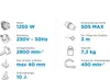 Graphite 58G874, SDS Max, 4 cm, 450 RPM, 10 J, 2800 BPM, AC Produktbild-Vorschau 10