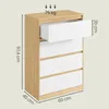 VASAGLE Kommode mit 4 Schubladen Modernes Sideboard für Produktbild-Vorschau 8