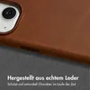 Accezz Vintage Leather Magsafe Backcover iPhone 14 - Anteprima dell’immagine prodotto 2