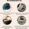 KitchenYeah© Herdabdeckplatte Design - Vintage - Blau - Produktbild-Vorschau 7