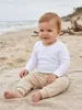 TupTam babyromper met lange mouwen, effen kleur, 5-pack, Productafbeelding-voorbeeld 8