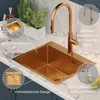 QUADRON Spülbecken 1-Becken Spüle | Größe: 55 x 48 x 20 cm Produktbild-Vorschau 6