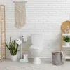 Relaxdays WC Garnitur, HBT: 64x27x22 cm, stehender Produktbild-Vorschau 2