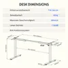 FlexiSpot E1 Lite Höhenverstellbarer Schreibtisch Gestell Produktbild-Vorschau 6