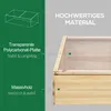Outsunny : serre en bois, jardinière de culture précoce, Voir les images du produit 4