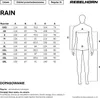 REBELHORN Rain Motorrad Regenanzug Zweiteiliger Schwarz / Produktbild-Vorschau 11