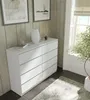 Kommode MAJA S8 140 cm Weiß Matt Sideboard Highboard Produktbild-Vorschau 4