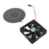 A solar panel and a fan are shown against a white background. Produktbild-Vorschau