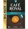 A box of Cafe Royal Decaffeinato Espresso coffee capsules. Podgląd zdjęcia produktu