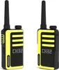 Two Kenwood UBZ-LJ9SET PMR-Funkgeräte are shown side-by-side against a white background. Náhled obrázku produktu