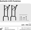 Natural Goods Berlin 2x Bierzeltgestell Metall Schwarz für Produktbild-Vorschau 2