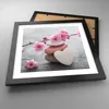 Gerahmtes Poster - Schwarzer Rahmen - Yoga weiblich Blume Produktbild-Vorschau 3