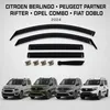 Sada 4 deflektorů pro Citroën Berlingo, Peugeot Náhled obrázku produktu 2