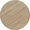 A close-up view of a round tabletop with a wood grain pattern. Náhled obrázku produktu