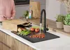 PRIMAGRAN Spülbecken Anthrazit 70x50cm, Granitspüle 1 Produktbild-Vorschau 7