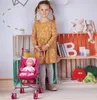 KIK KX4651 Dětský skládací kočárek pro panenky růžový Náhled obrázku produktu 19