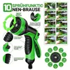 Flex-Gartenschlauch 7,5m dehnbar Gewebe-Wasserschlauch Set Produktbild-Vorschau 3