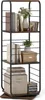 COSTWAY Libreria a 4 ripiani, scaffale da 360° con Anteprima dell’immagine prodotto 1