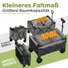 Mini Bollerwagen Faltbar bis 100 kg – Handwagen Klappbar Produktbild-Vorschau 3