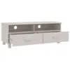 vidaXL TV-Schrank HAMAR Weiß 106x40x40 cm Massivholz Kiefer Produktbild-Vorschau 5