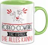 Rodeo-Cowgirl Geschenk Tasse Becher Die Frau Die Allen Kann Produktbild-Vorschau 1