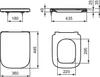 Ideal Standard i.life A Siège de WC, Wrapover, Softclose, Anteprima dell’immagine prodotto 5