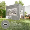Outsunny Pavillon 2,5x2,5m wasserabweisend Stabil Produktbild-Vorschau 6
